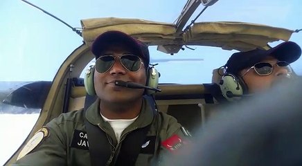 Flying inside an aviation jet cockpit - Pakistan Army