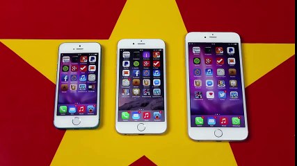 iPhone 6 vs iPhone 6 Plus vs iPhone 5 SpeedTest