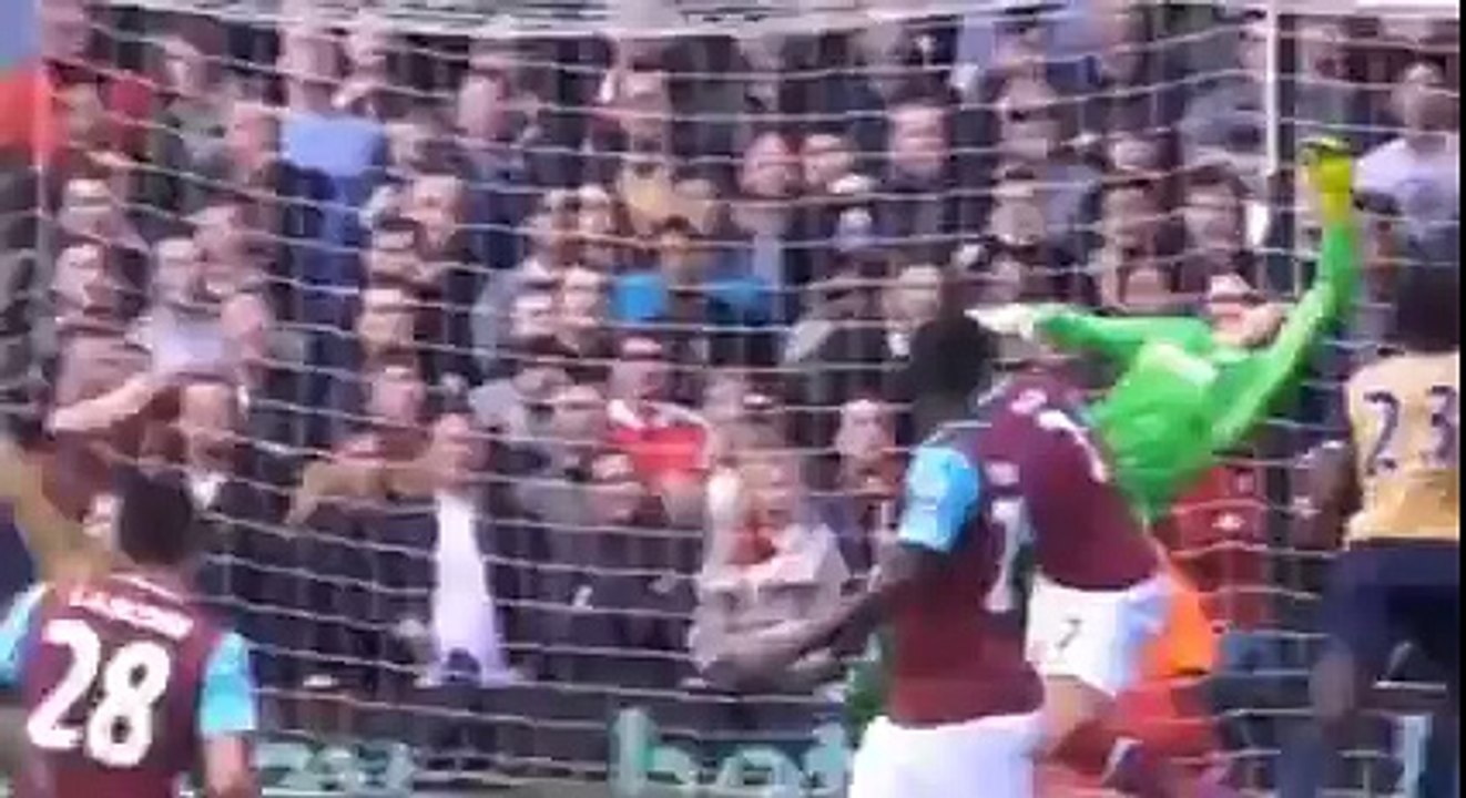 West Ham vs Arsenal 3-3 Laurent Koscielny Goal  09-04-2016 HD