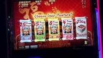 LUCKY 88 Penny Video Slot Machine with DICE BONUS AND A BIG WIN Las Vegas Strip Casino