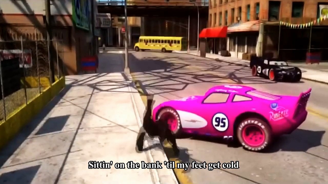 Spiderman Car For Kids - Crawdad Song - Elsa Snow Queen Frozen Nursery Rhymes