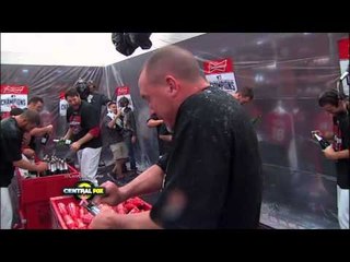 Así festejaron los Cardenales