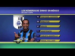 Los números de Ronaldinho en Gallos Blancos