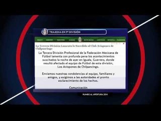 Tragedia en 3ra división mexicana