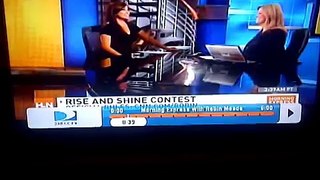 Our Song On Robin Meade's Show.avi
