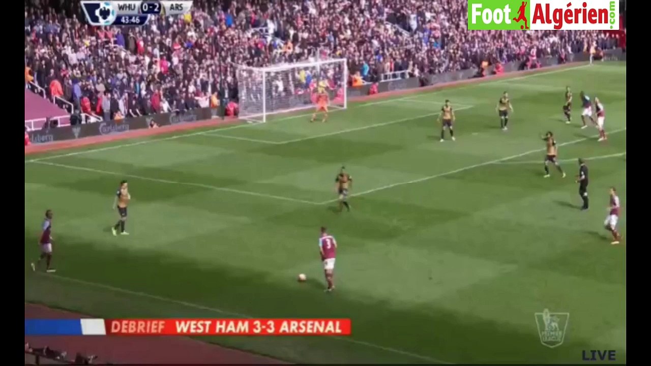 Premier League : West Ham 3 - Arsenal 3 (tous les buts)