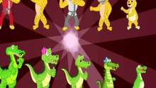 Battles Crazy Crocodile Vs Jaguar   Finger Family Nursery Rhymes