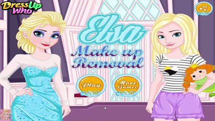 Elsa Make Up Removal - Frozen Princess Elsa Makeup And Dress Up Game for Kids