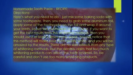 Découvrez ce qui se passe si vous enveloppez vos dents avec de papier aluminium !