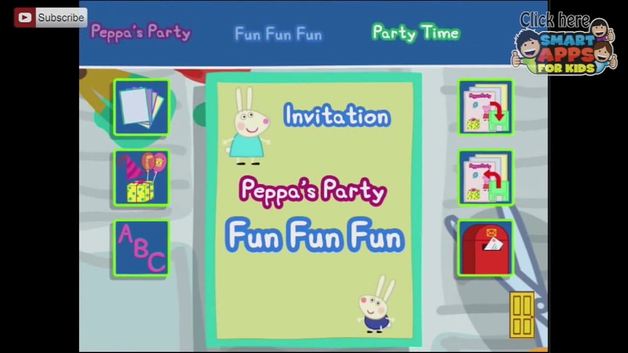 Peppa Pig's Party Time by P2 Games - Best iPad app demo for kids