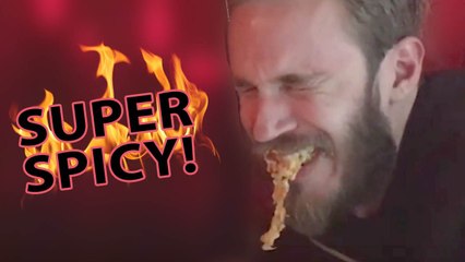 PEWDIEPIE-SPICY CHICKEN CHALLENGE