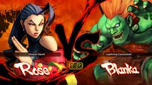 Super Street Fighter IV Arcade Edition Gameplay - Rose