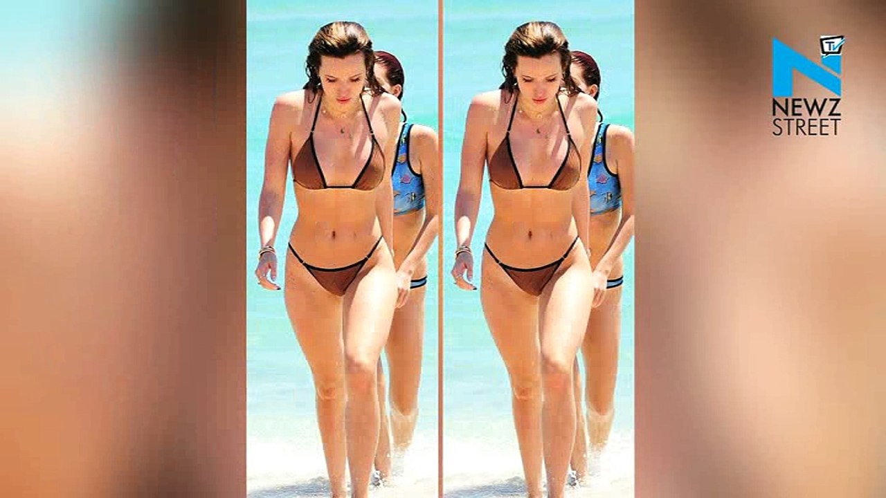 Bella Thorne goes minimal bikini