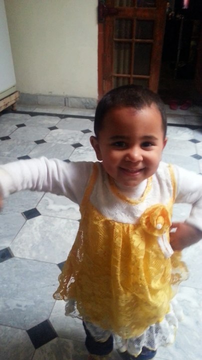 My little daughter