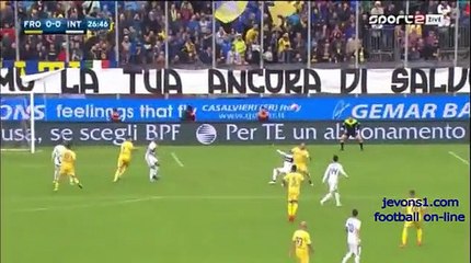 Frosinone Vs Inter 0-1  Highlights & All Goals 09 April 2016