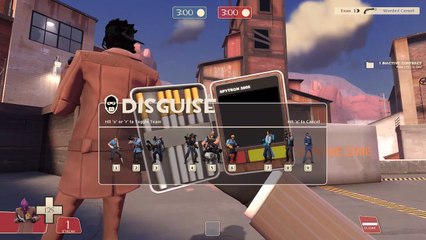 Team Fortress 2 Spy 1v1 with worded cornet