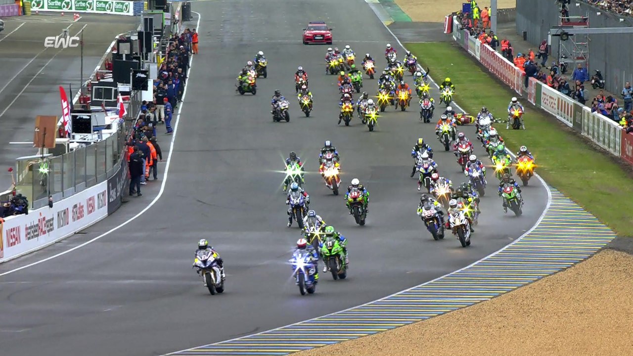 24 Heures Motos 2016 - Les temps forts du départ