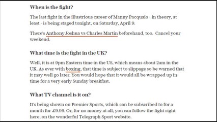 Manny Pacquiao vs Timothy Bradley fight