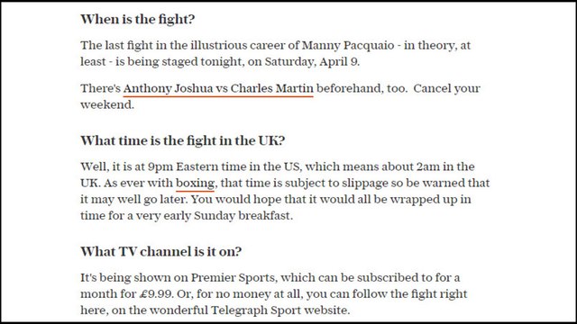 Manny Pacquiao vs Timothy Bradley fight