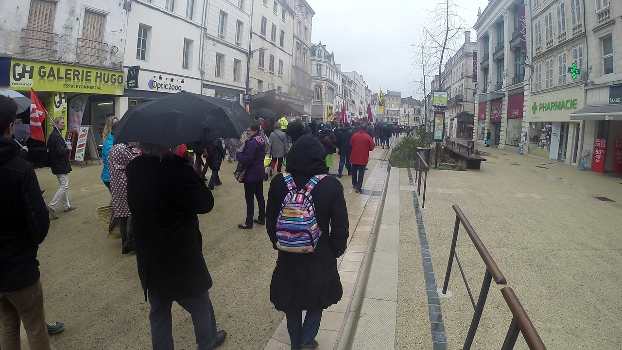 manifestation contre la loi du travail Niort