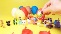 25 Play Doh Eggs Peppa Pig and George Surprise Eggs Easter Eggs Toys Playdough Part 6