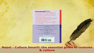 PDF  Nepal  Culture Smart the essential guide to customs  culture Download Online
