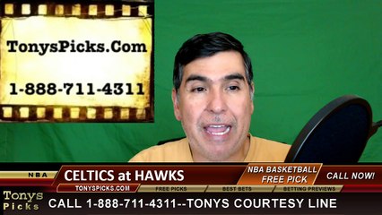 Atlanta Hawks vs. Boston Celtics Free Pick Prediction NBA Pro Basketball Odds Preview 4-9-2016