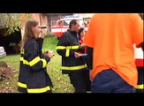 Noční cvičení hasičů a záchranářů v Přestavlkách