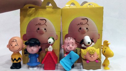 The Peanuts Movie 2015 McDonald's Happy Meal Toys (Full Set) | Unboxing | Liam and Taylor's Corner