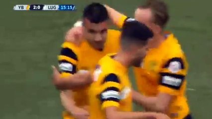 Milan Gajic Amazing Goal - Young Boys vs FC Lugano - Swiss Super League 09-04-2016