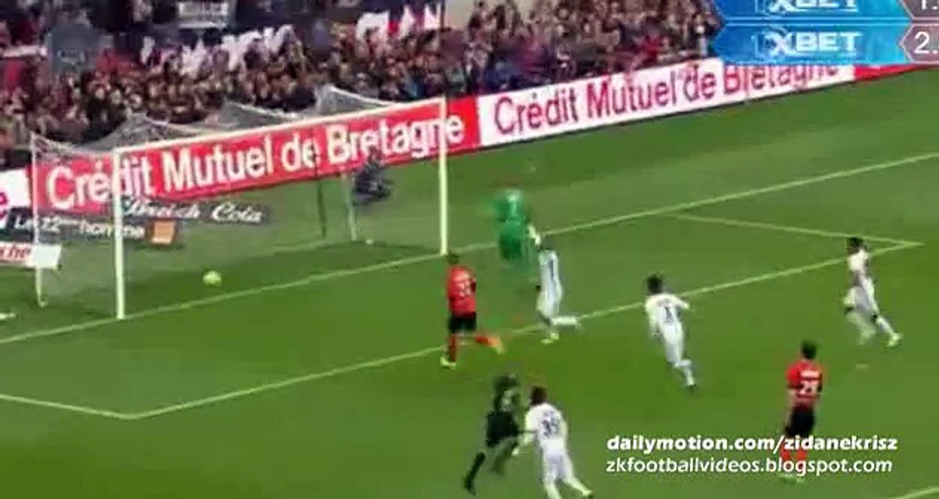1-0 Lucas Moura Goal - Guingamp v. PSG 09.04.2016