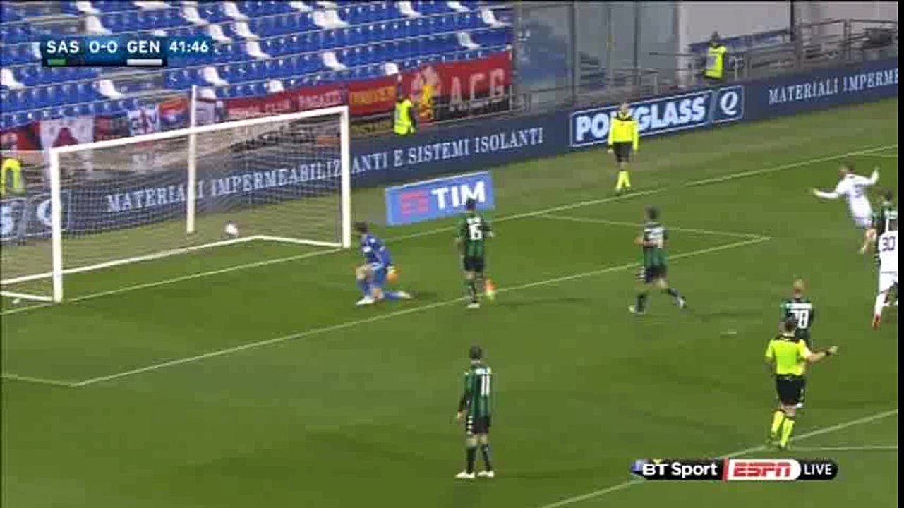 Blerim Dzemaili Goal HD - Sassuolo 0-1 Genoa - 09-04-2016