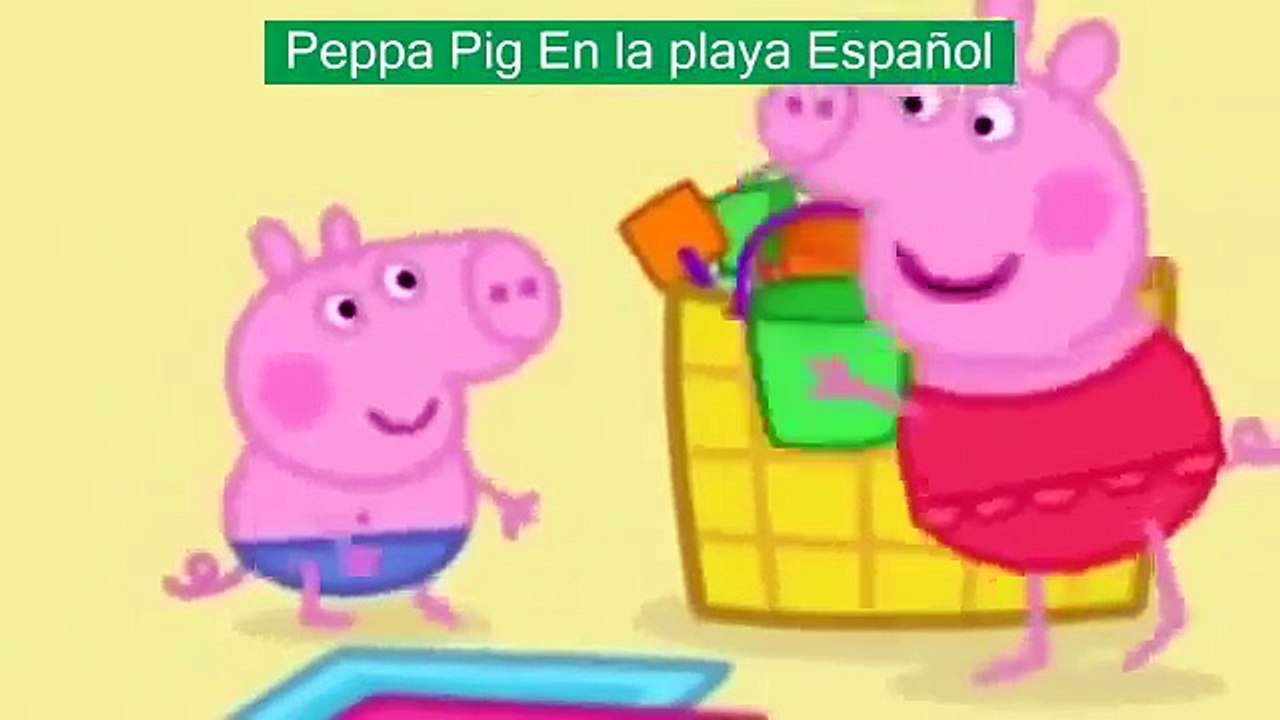 Peppa Pig En la playa Español