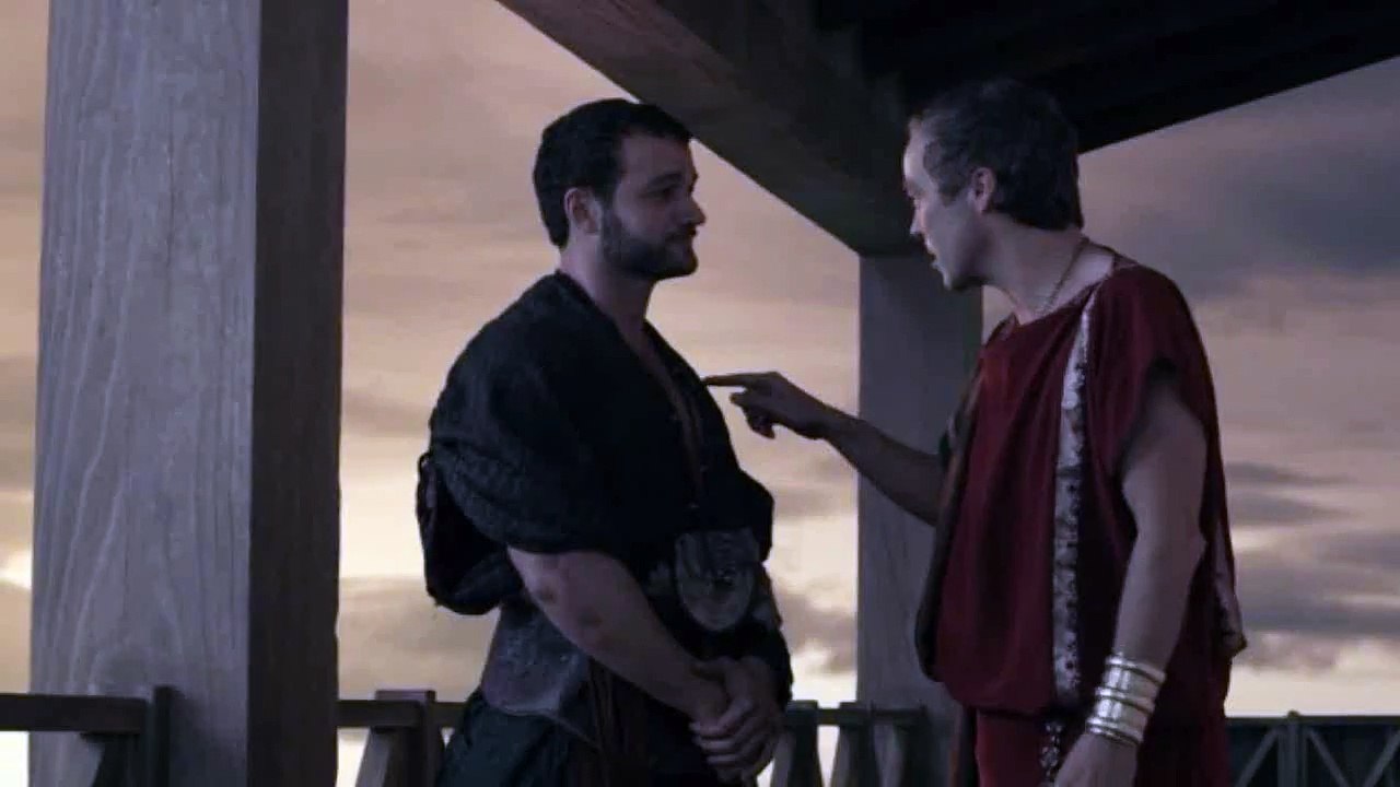 Andy Whitfield - Spartacus's look on Batiatus