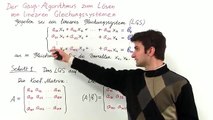 Kap1 Theorie 3: Der Gauß-Algorithmus für lineare Gleichungssysteme | Mathematik | Lineare Algebra