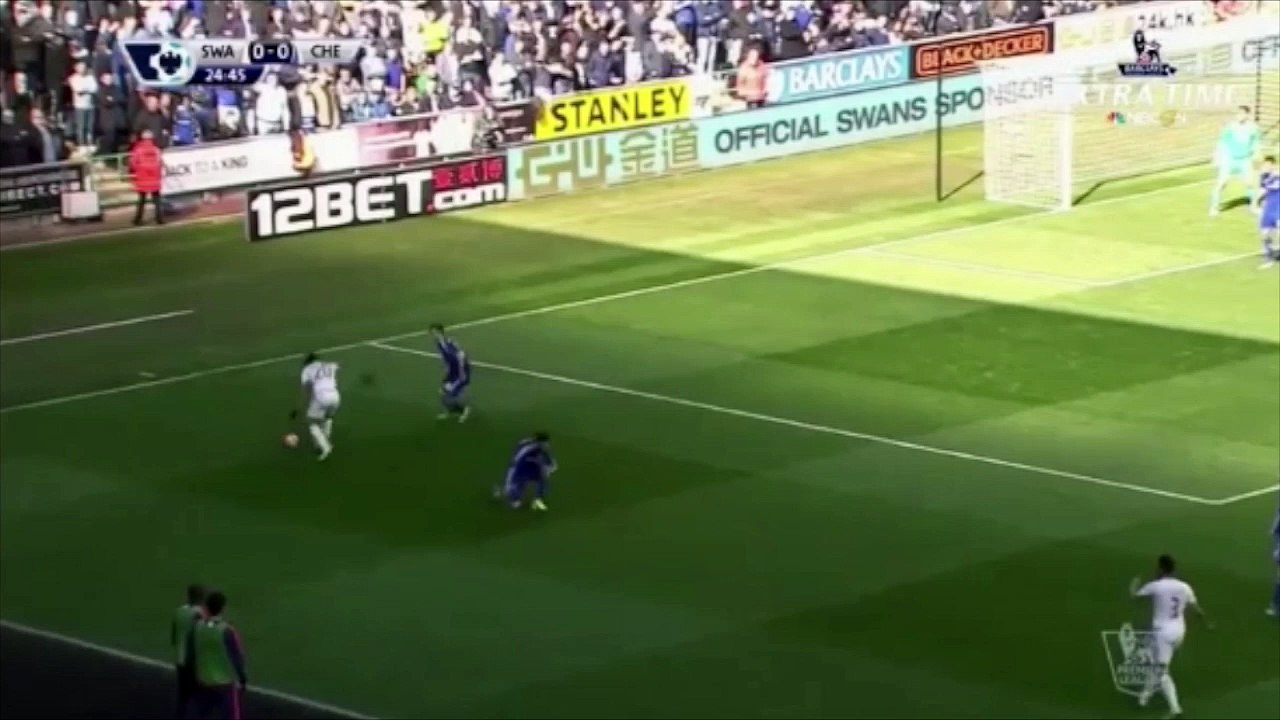 هدف فوز سوانسي سيتي علي تشيلسي من الاسبوع 33 الدوري الانجليزي