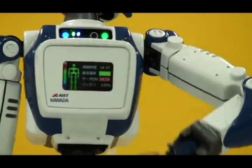 humanoid robot walking like a real human
