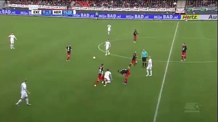 Weghorst GOAL 0-1 Excelsior vs Heracles 09.04.2016