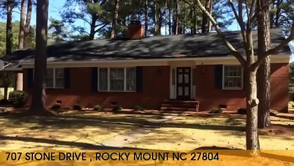 Home For Sale: 707 STONE DRIVE  ROCKY MOUNT, North Carolina 27804