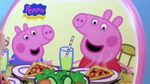 Peppa Pig Mini Pizzeria Chef Peppa Pig Play Doh Pizza Toys Review Part 1