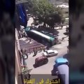 اشتعال النيران Fire broke out in a car loaded with gasoline in Alexandria سيارة محملة بالبنزين في الاسكندرية