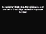 [Read book] Contemporary Capitalism: The Embeddedness of Institutions (Cambridge Studies in