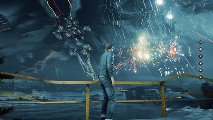 Quantum Break - Research Facility: 2 Chronon Sources Outside Satalite Tower Fireworks Gameplay Sequence