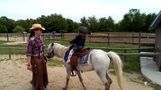 Ella on a pony ride