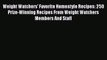 PDF Weight Watchers' Favorite Homestyle Recipes: 250 Prize-Winning Recipes from Weight Watchers