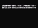 [Read book] Why Business Marriages Fail: A Practical Guide to Integration Risks Caused by Cultural