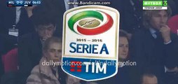 Alvaro Morata Gets Injured - AC Milan vs Juventus - Serie A - 09/04/2016