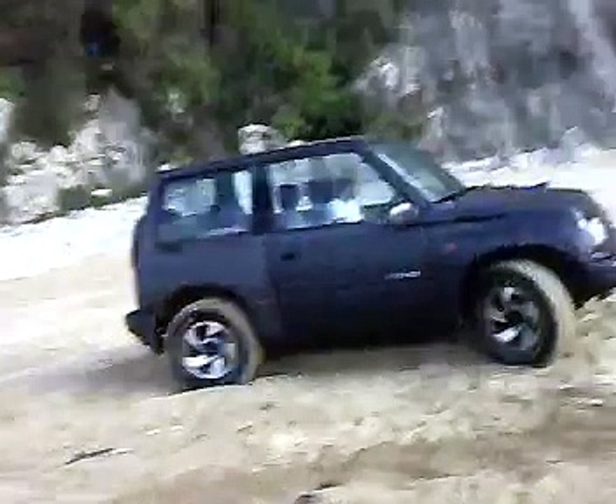 Offroad on the beach