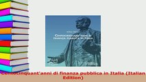 PDF  Centocinquantanni di finanza pubblica in Italia Italian Edition Read Full Ebook