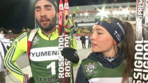Biathlon - Champions Race - Relais mixte : Fourcade et Wierer deuxièmes